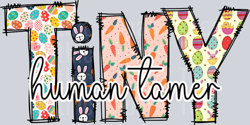 Tiny Human Tamer 2 DTF Mom Transfers