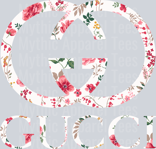 Gucci white patern PNG