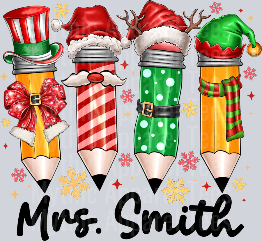 Christmas Pencils 2