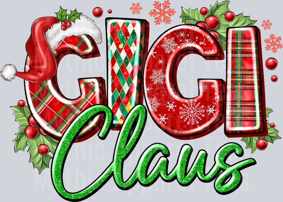 GIGI Claus Christmas Colors