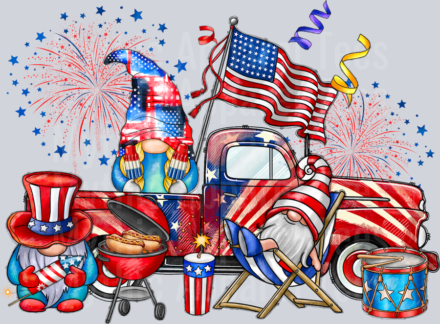 American Gnome Truck 4th of july