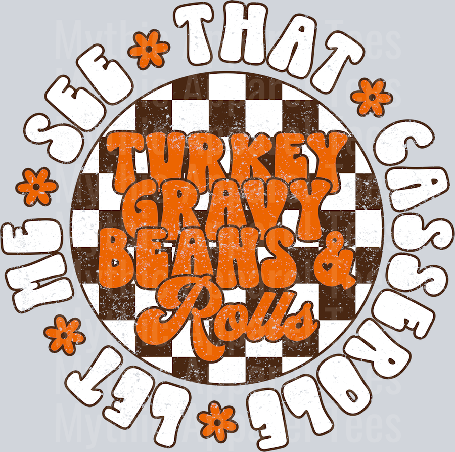 Turkey Gravy Beans And Rolls