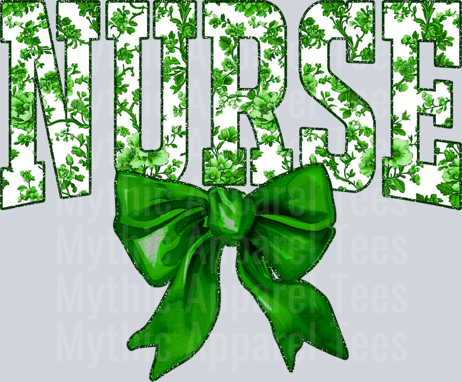 Green Toile Nurse