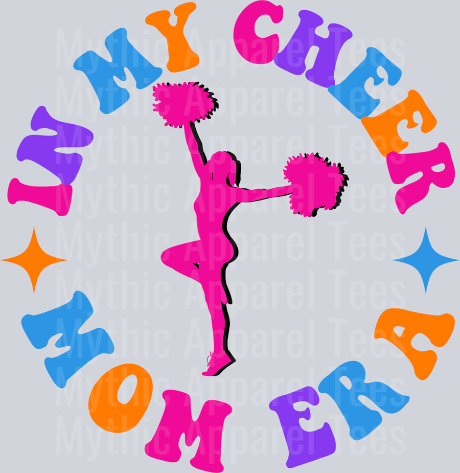 In My Cheer Mom Era DTF Cheer Mom Transfers