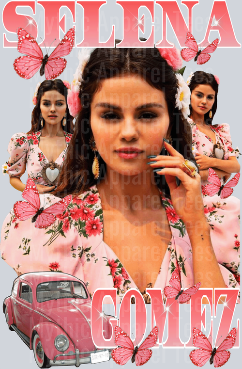 Selena Gomez DTF Pop Culture Transfers