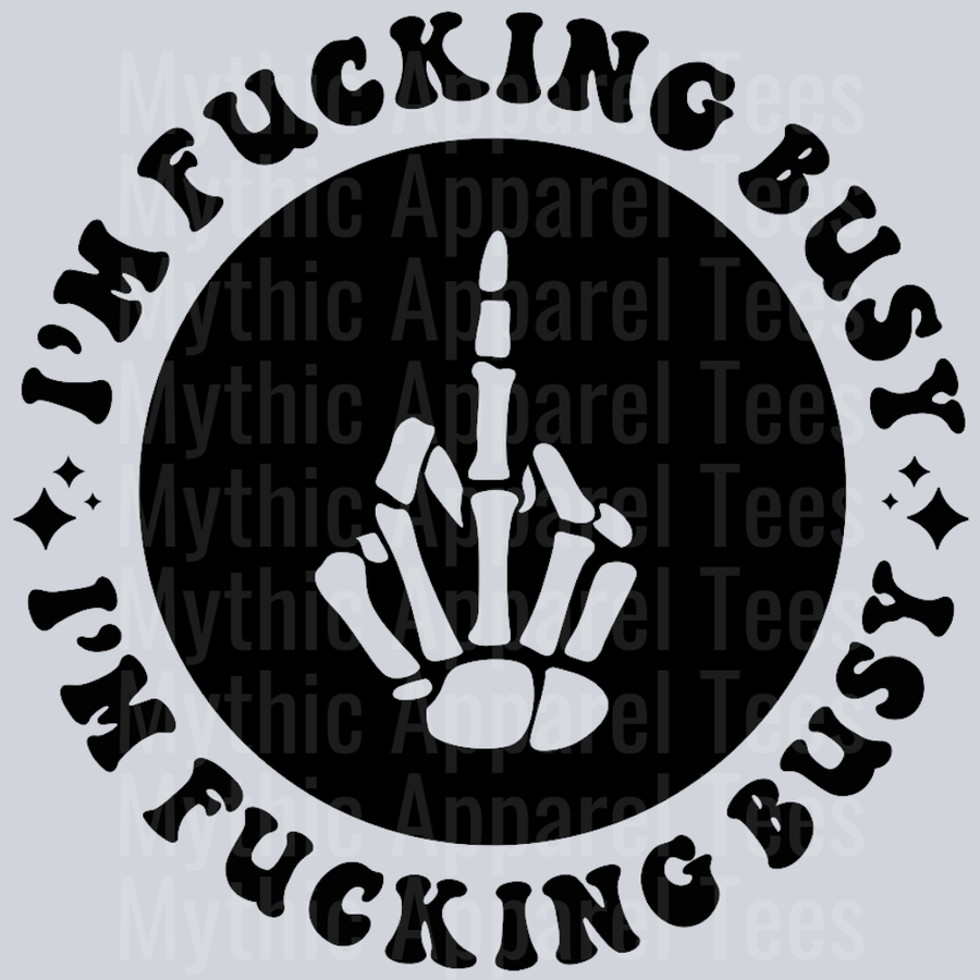 Im Fucking Busy Pocket Design