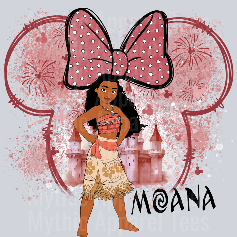 Moana Disney ears Disney Moana DTF Moana Transfers