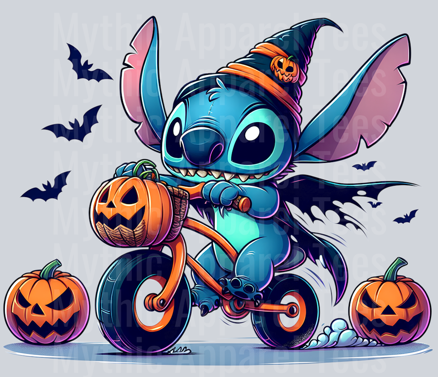 Stitch Halloween Transfer 8 DTF Stitch Halloween Transfers