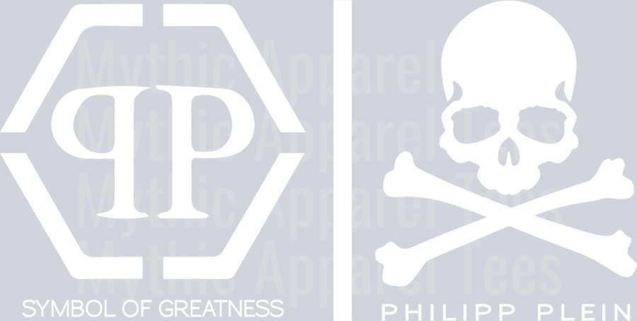 Philipp Plein logo white PNG