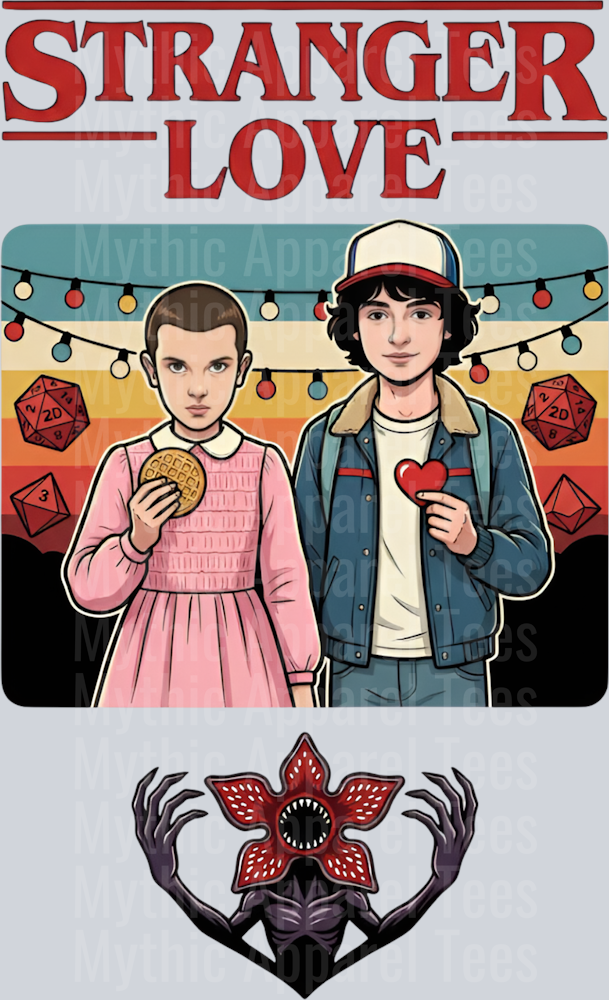 Stranger Things Valentines Day Transfers