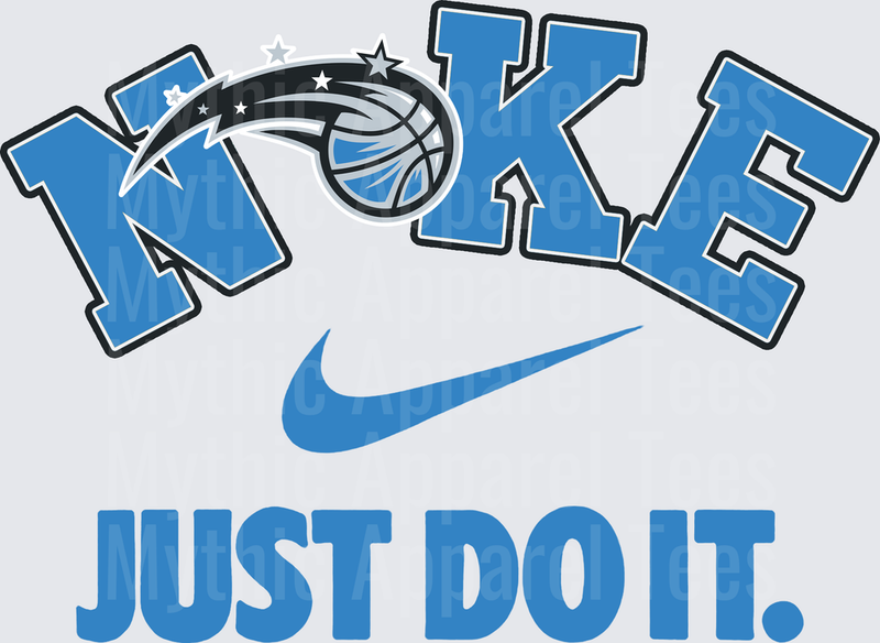 NIKE NBA Teams Orlando Magic Swoosh Just Do It Mashup Logo