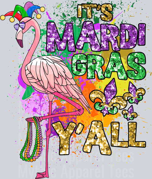AZ731 Mardi Gras Rhinestone