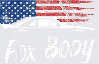 Foxbody 5.0 American Flag Stang Muscle Car T-shirt T-Shirt