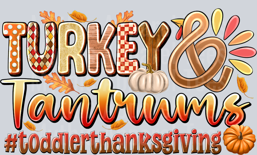 Turkey Tantrums toddler thanksgiving