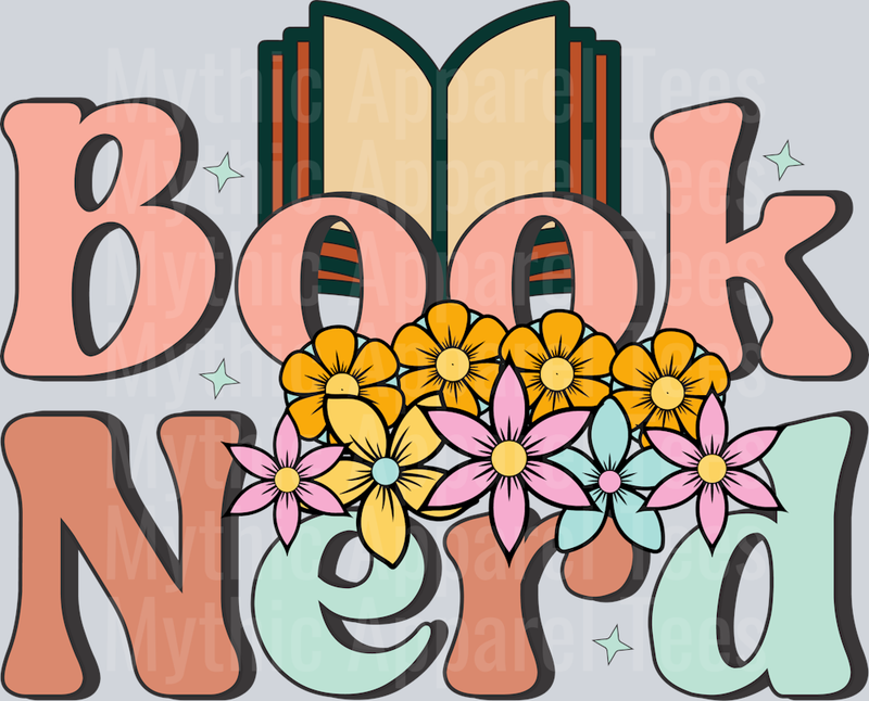 Retro Book Nerd SVG Design-01