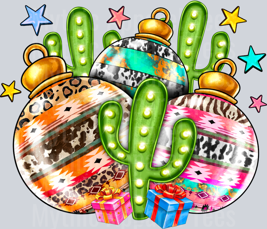 Western Christmas ornament