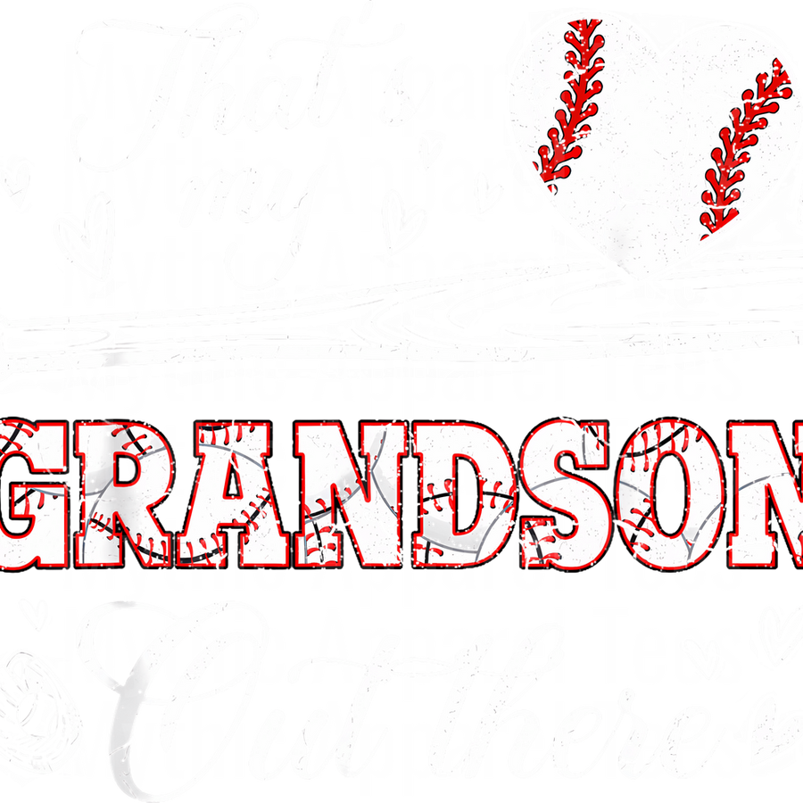 Grandma Grandpa Grandparents Baseball DTF Transfer
