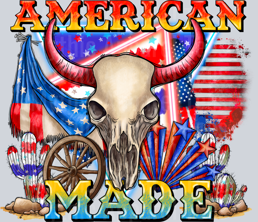 American Made 4th of july DTF Patriotic Transfers