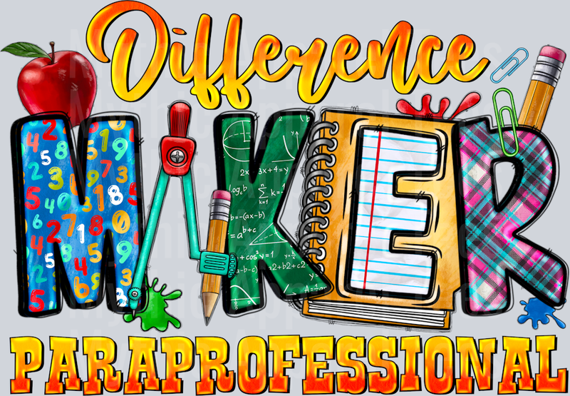 Difference Maker Paraprofessional Teacher