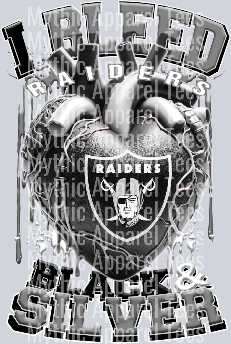 Riaders I bleed Black and Sliver