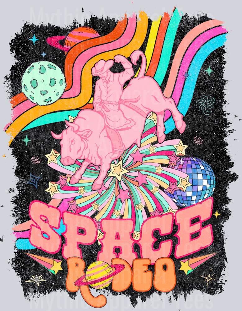 Space Rodeo Cowboy on Bull