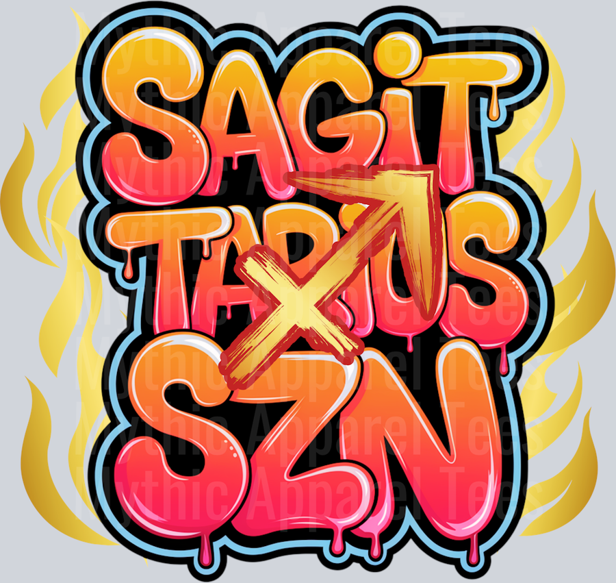 Sagittarius SZN Horoscope DTF Zodiac Sign Transfers