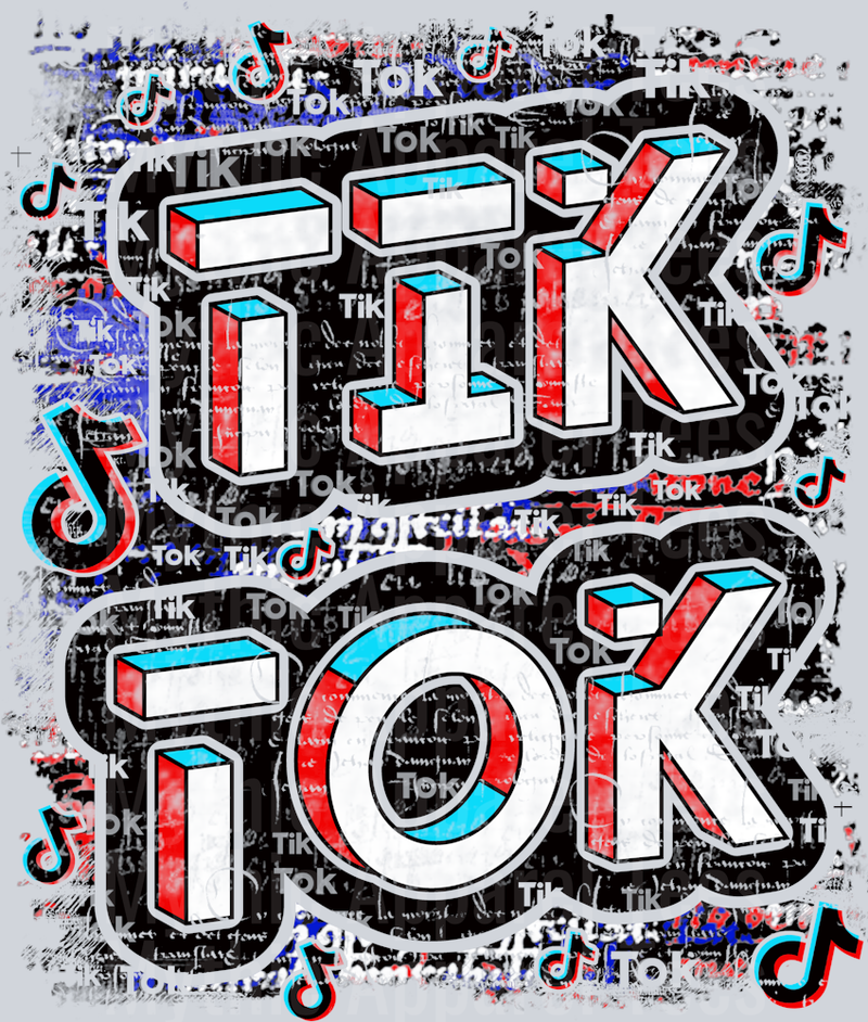 Tik Tok DTF Pop Culture Transfers
