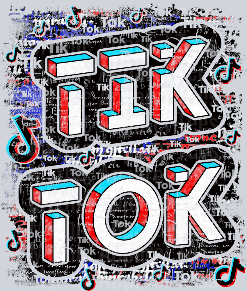 Tik Tok DTF Pop Culture Transfers