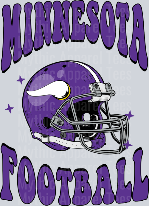 AZ1314 NFL FOOTBALL Minnesota Vikings football custom
