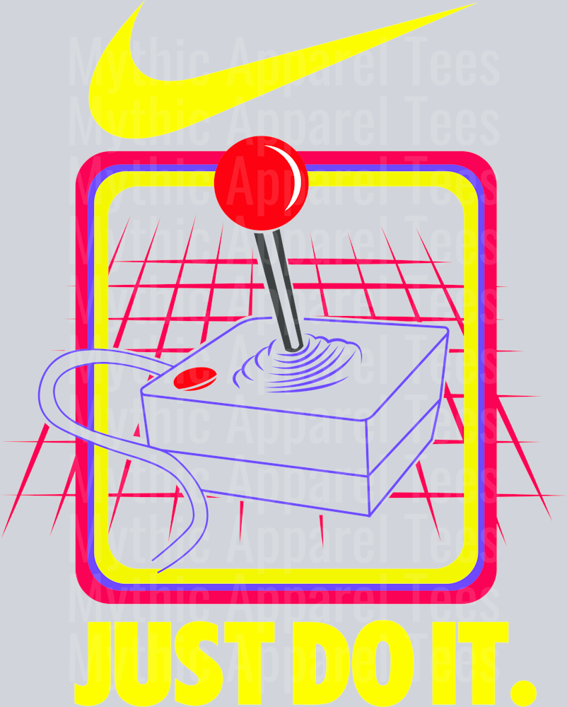 Atari JUST DO IT DTF Nike Transfers