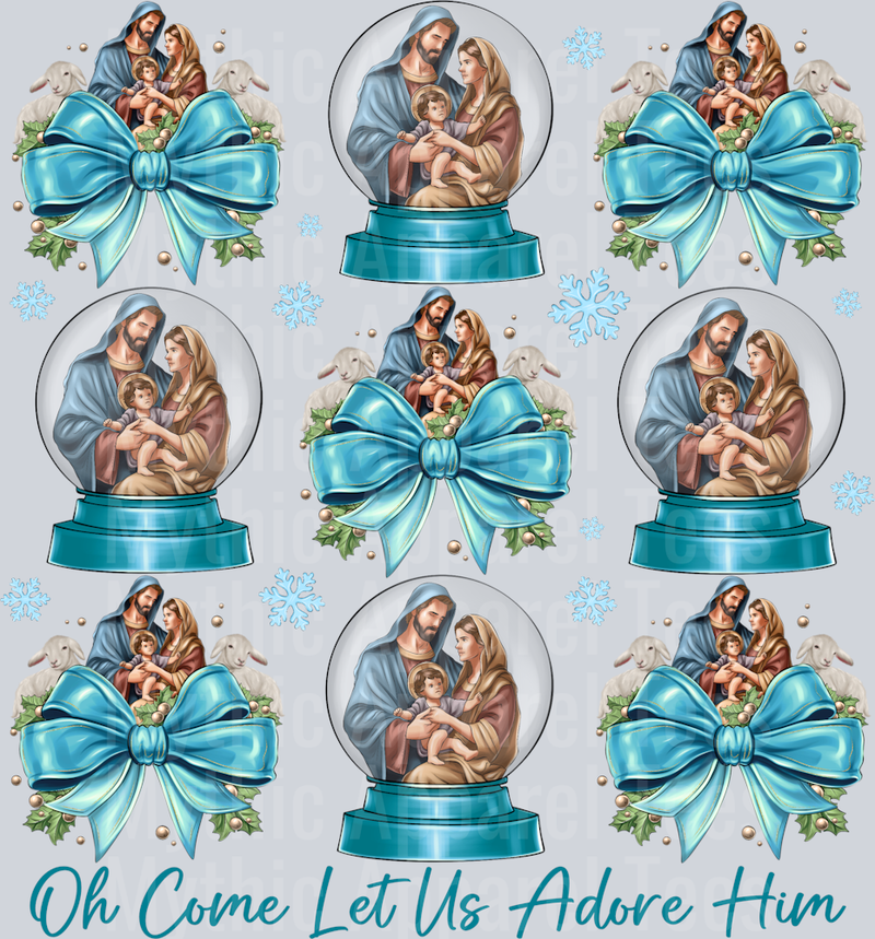 Oh Come Let Us Adore Him Christmas Nativity Religious