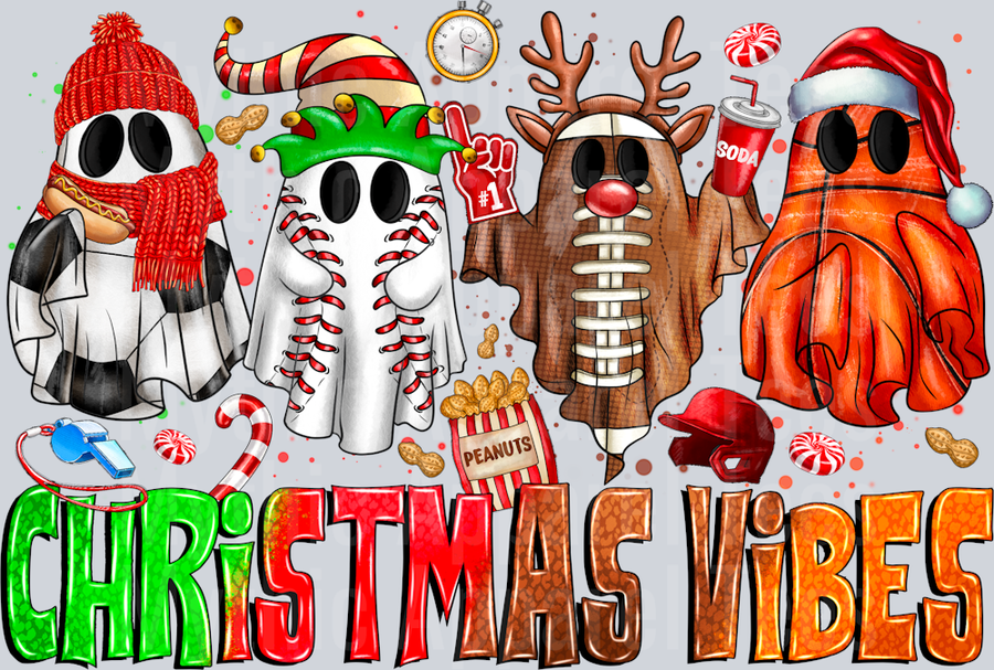 Christmas Vibes Ghosts