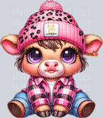 Highland Cow, Cowhartt, Farmhouse Decor, Brown Plaid Shirt, Rustic Designs, Cattle Graphics, Animal Transfers, Country Style, DTF Transfer