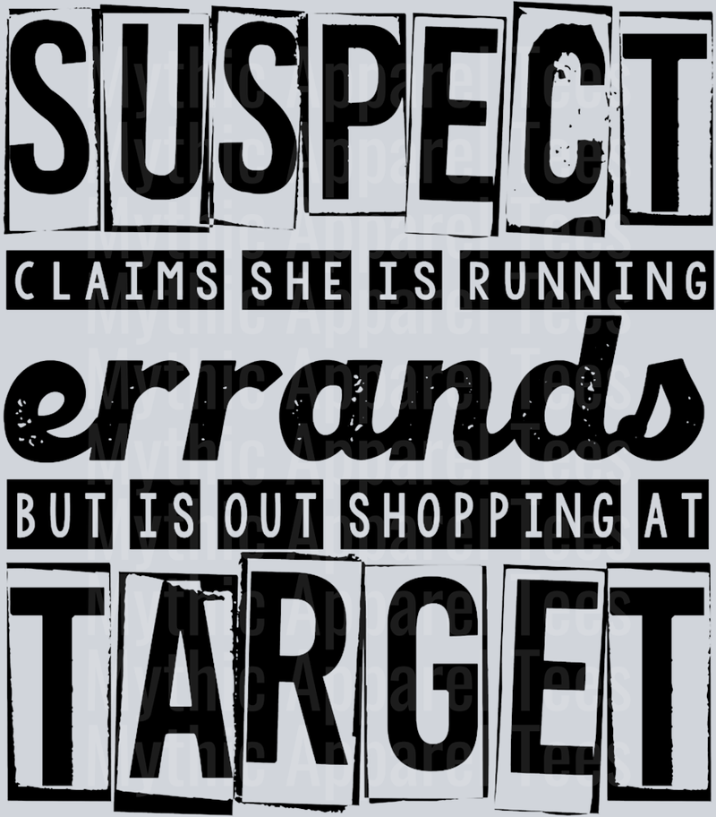 Suspect Claims She Is Running Errands But is Shopping At Target DTF Suspect Transfers