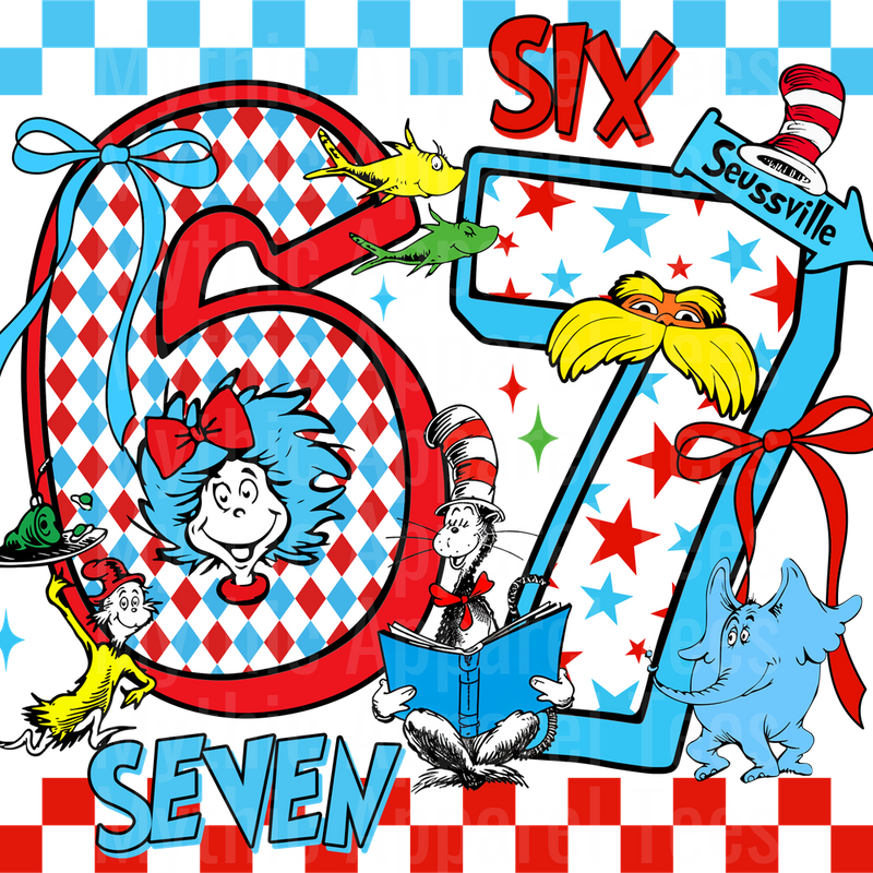 Dr Suess DTF Transfer