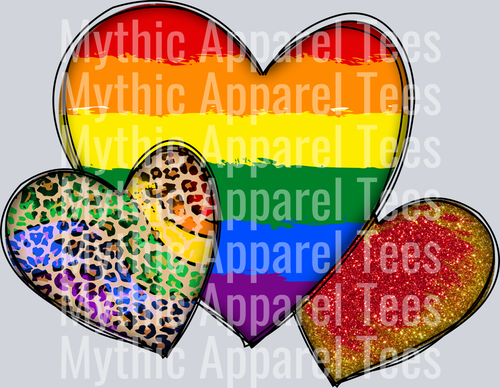 LGBTQ Hearts LGBTQ+ Transfer