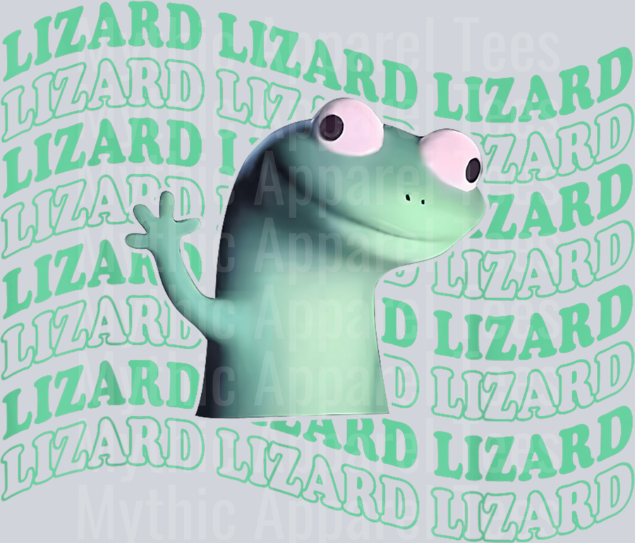 Cute Lizard Meme Aesthetic T-Shirt
