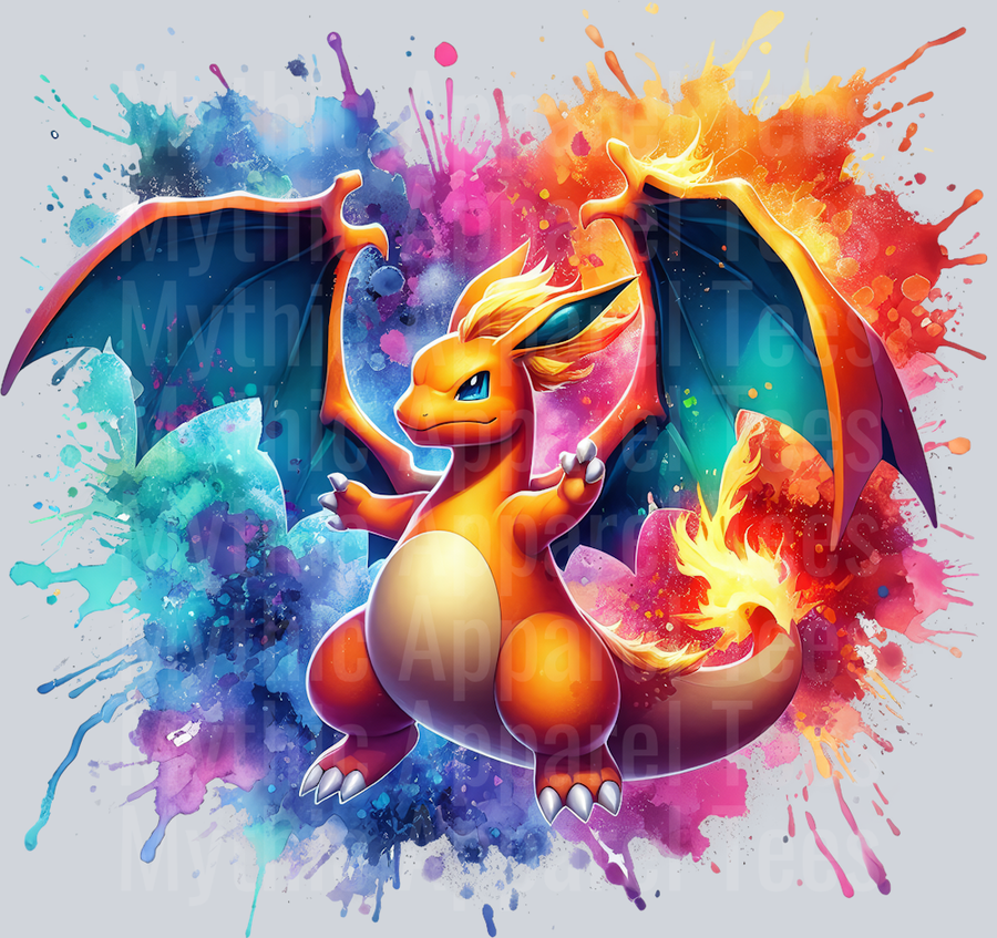 charizard Color Splash Pokemon Pop Culture