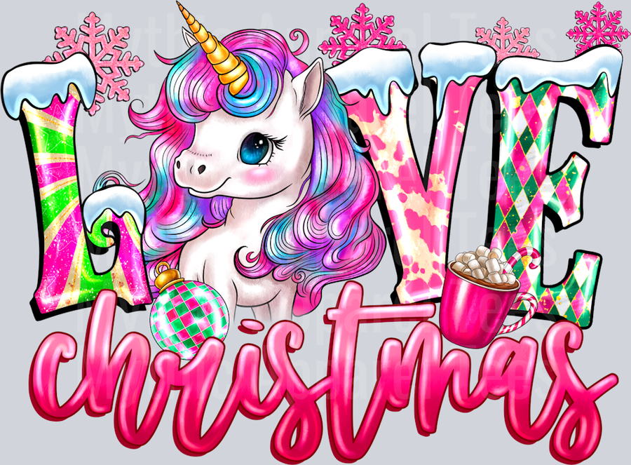 Love Christmas Unicorn