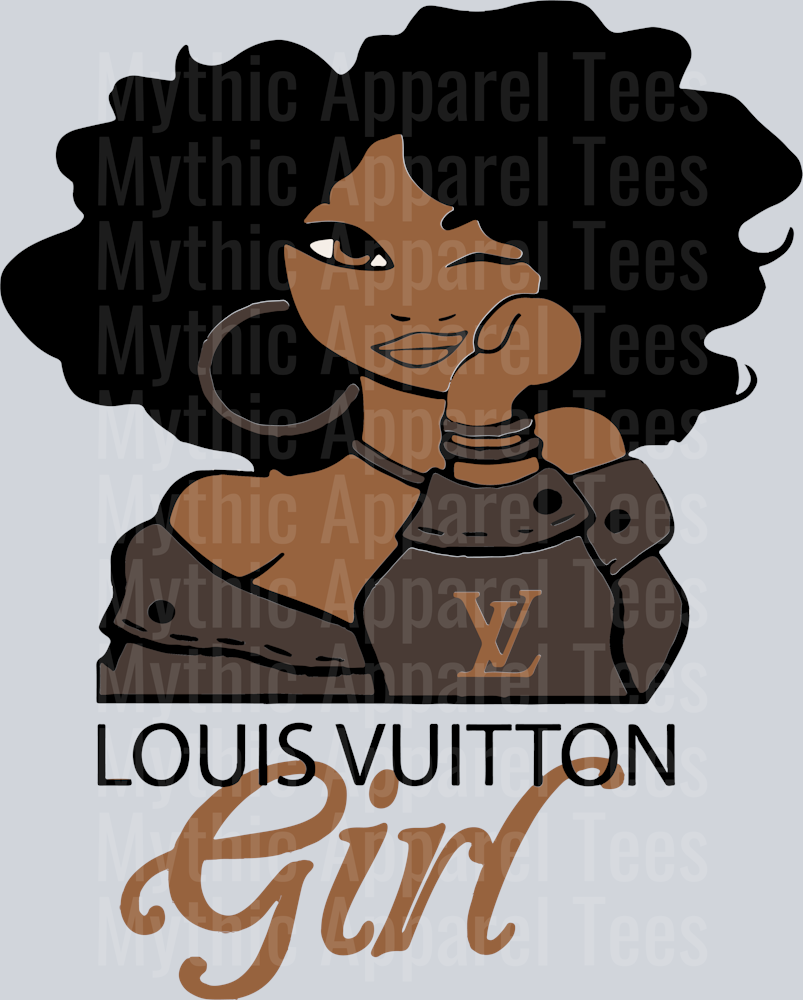 Louis Vuitton Girl LV Shirt DTF Luis Vuitton Transfers