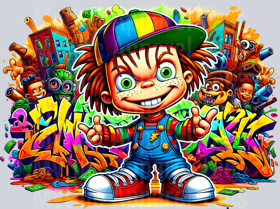 Chucky Horror Movie Graffiti DTF Pop Culture Transfers