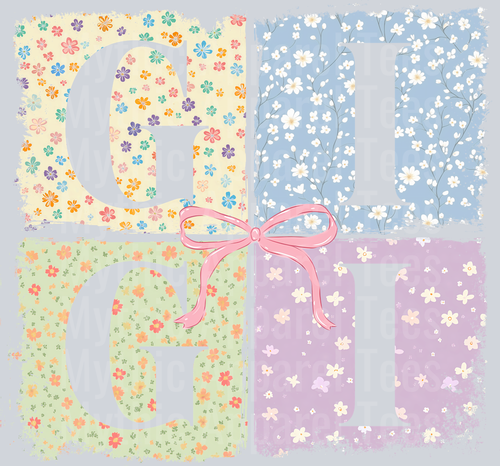 GIGI Floral Boxes DTF GIGI Transfers