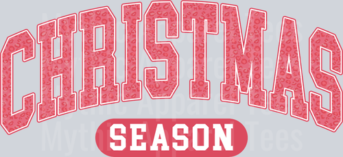 VARISITY CHRISTMAS SEASON PINK