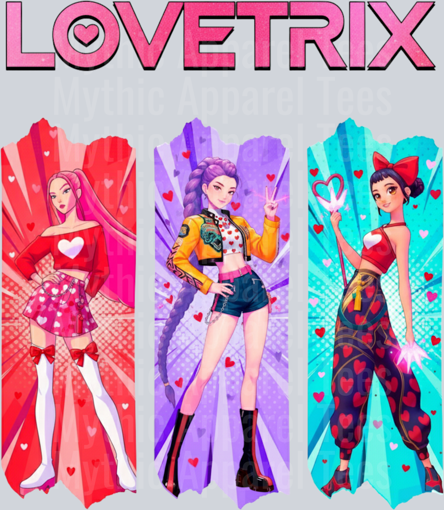 K-Pop Demon Hunters HUNTERX Valentines Day Transfers