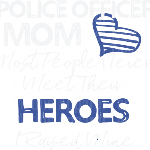 Police Officer Blue Line Back The Blue Transfers