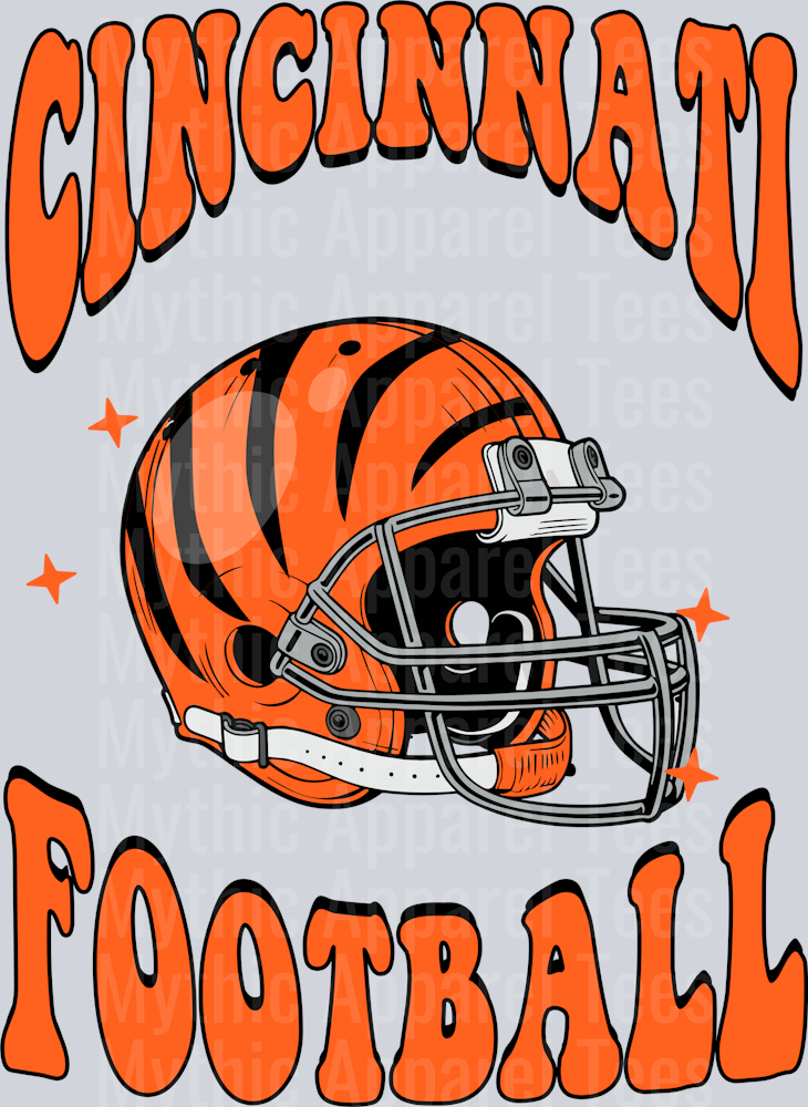 AZ1323 NFL FOOTBALL Cincinnati Bengals football custom