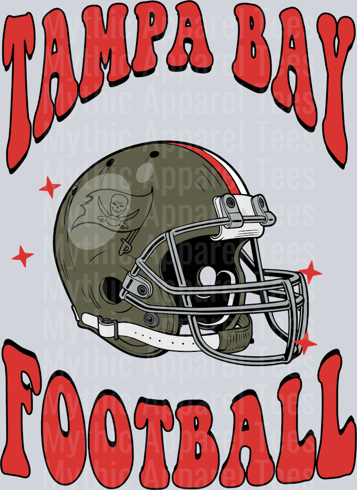 AZ1330 NFL FOOTBALL Tampa Bay Buccaneers football custom