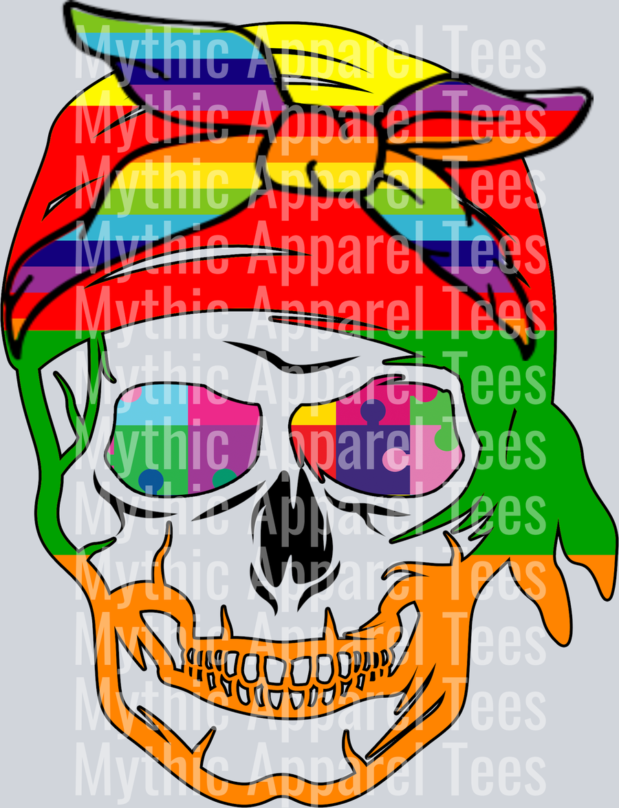 Lgbtq Skull LGBTQ+ Transfer