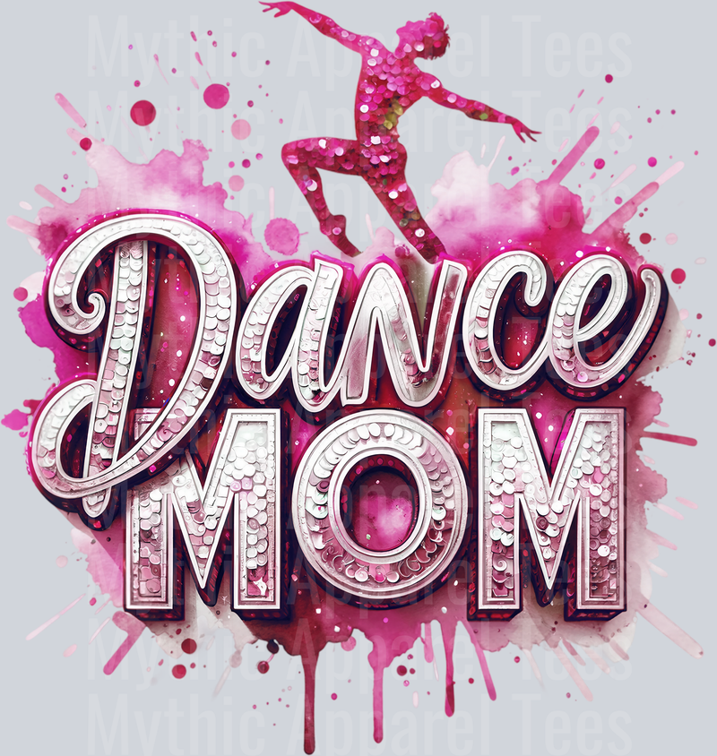 007 Dance Mom Male Dancer Maroon DTF Dance Mom Transfers