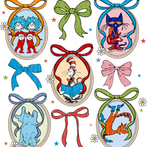 Dr Suess DTF Transfer